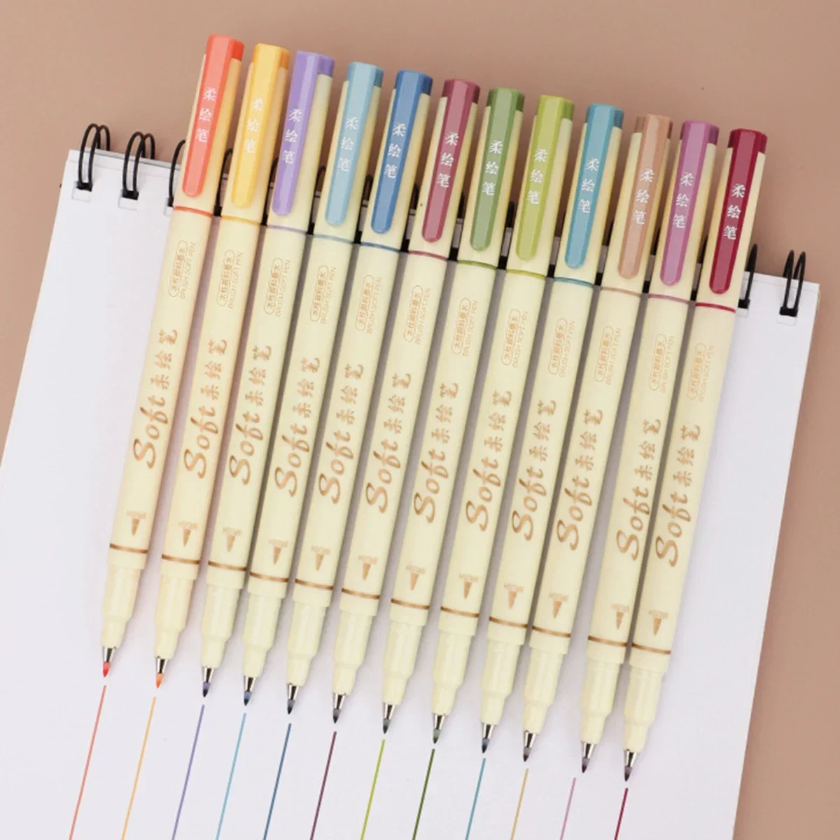 New Colorful Metal Pen Tip Cal - Highlighter Set Pastel 评论和价格