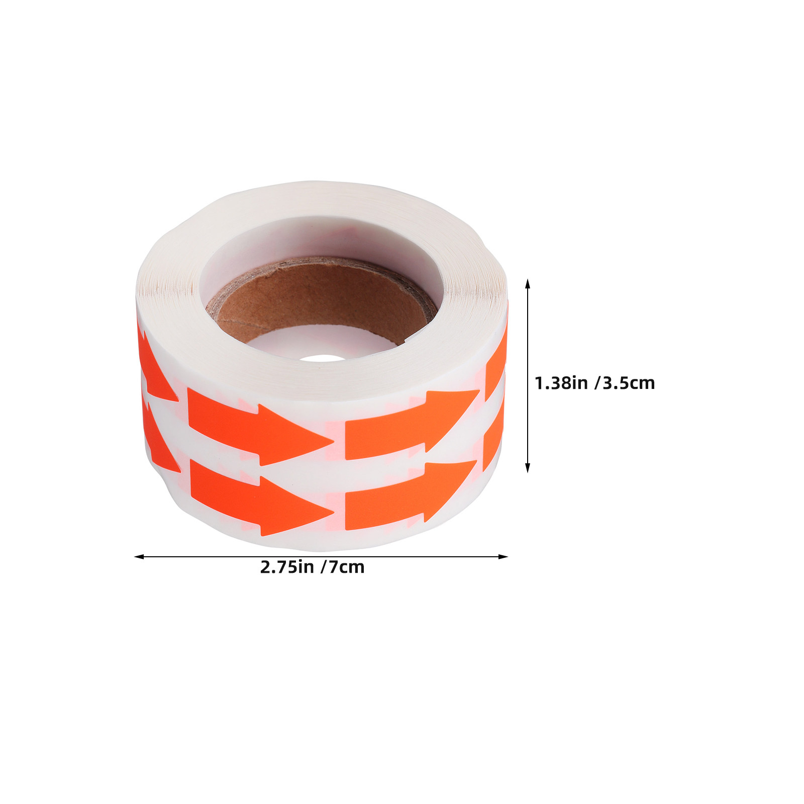 2 Rolls Fluorescent Arrow Stic - Sticker Label Roll 评论和价格