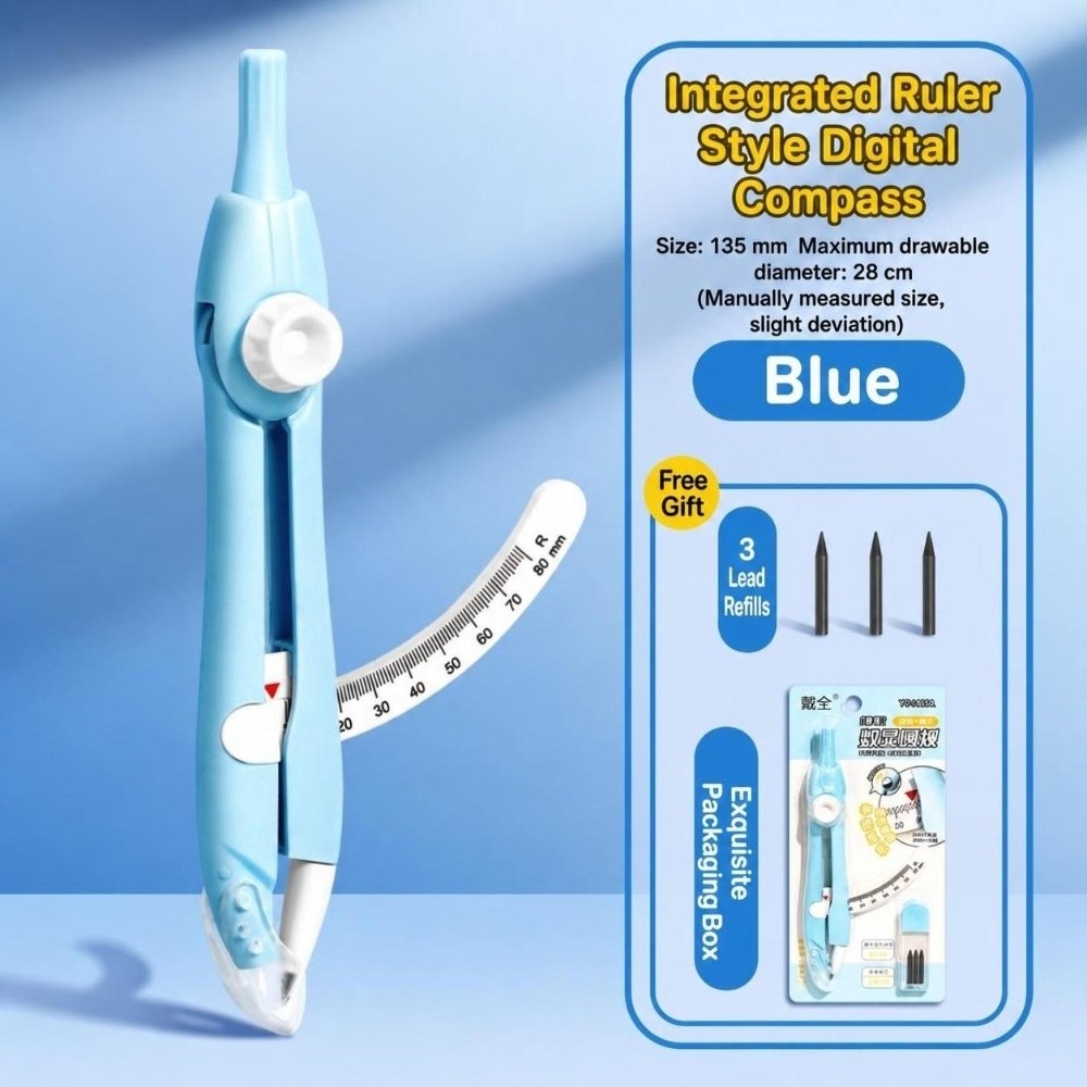 Digital Display Compass Lock-D - Compass Geometry Set 评论和价格