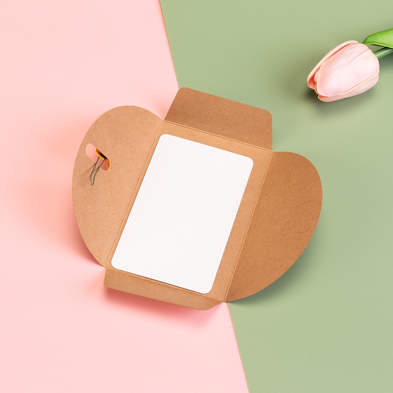 10Pcs Gold Foil Heart Kraft Pa - Letter Envelope Kraft 评论和价格