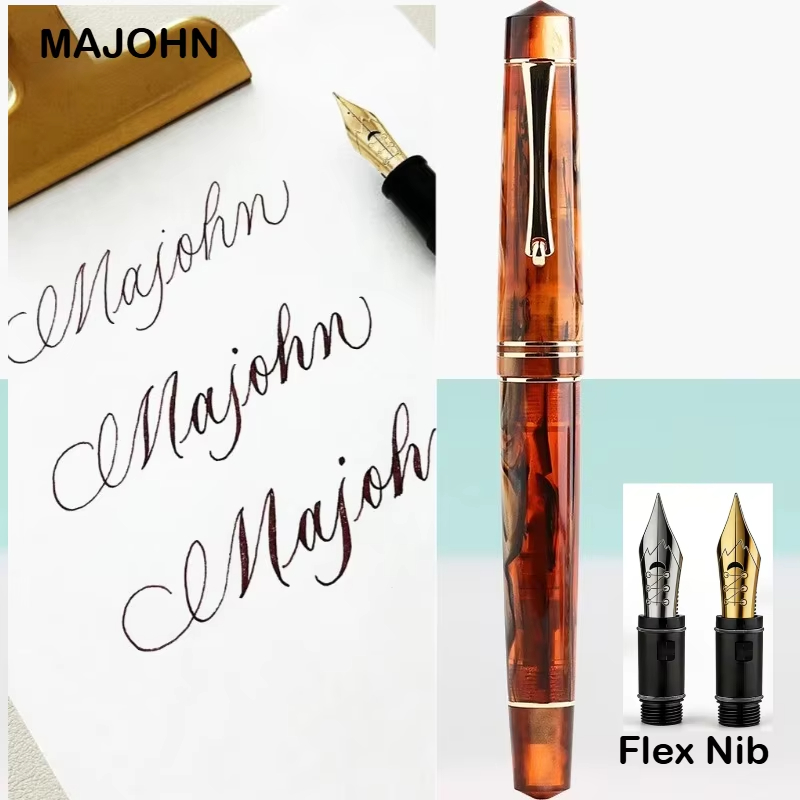 Majohn M800 Resin Fountain Pen - Stationery Supply Business 评论和价格