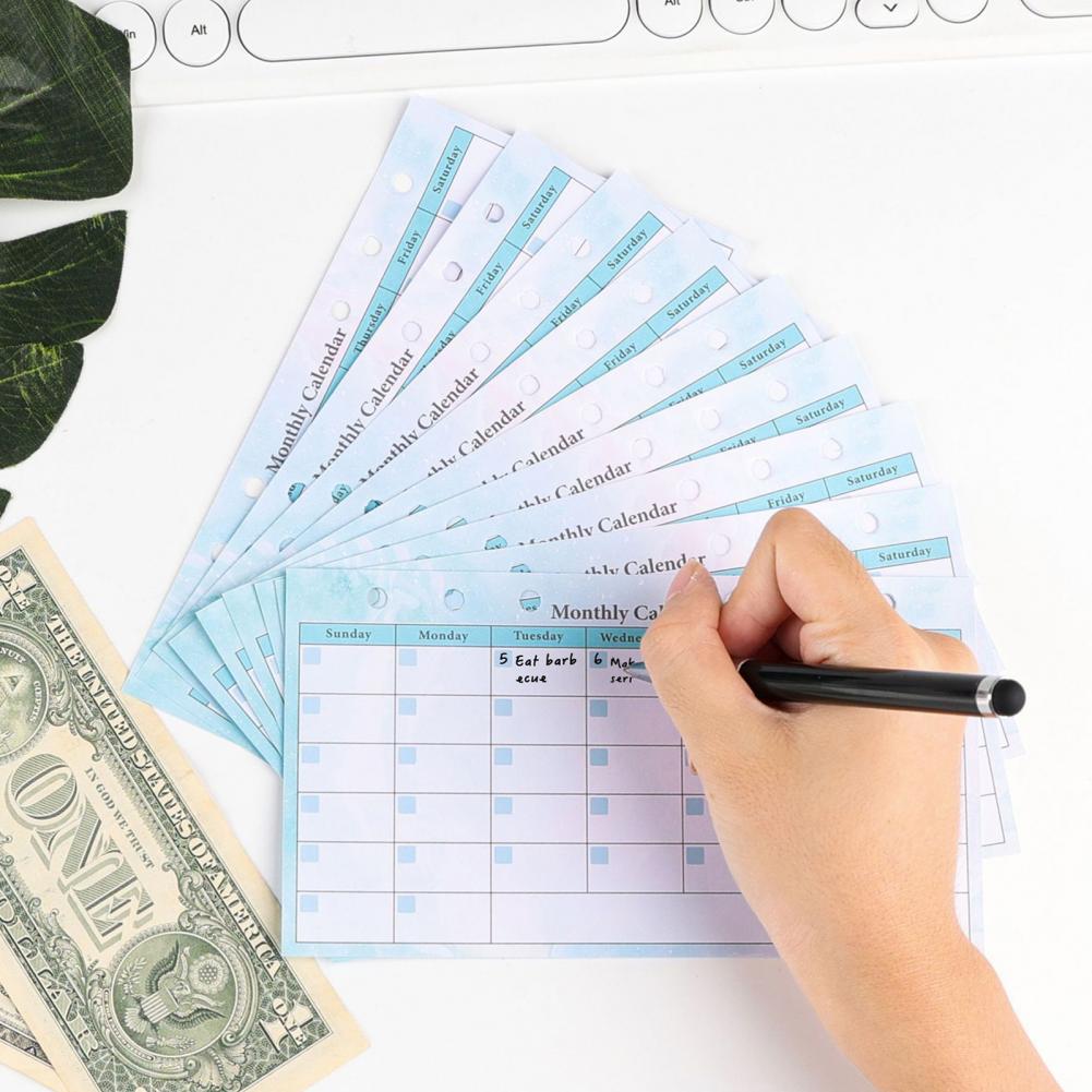A6 Budget Planner Refill Kit 8 - Planner Weekly Budget 评论和价格