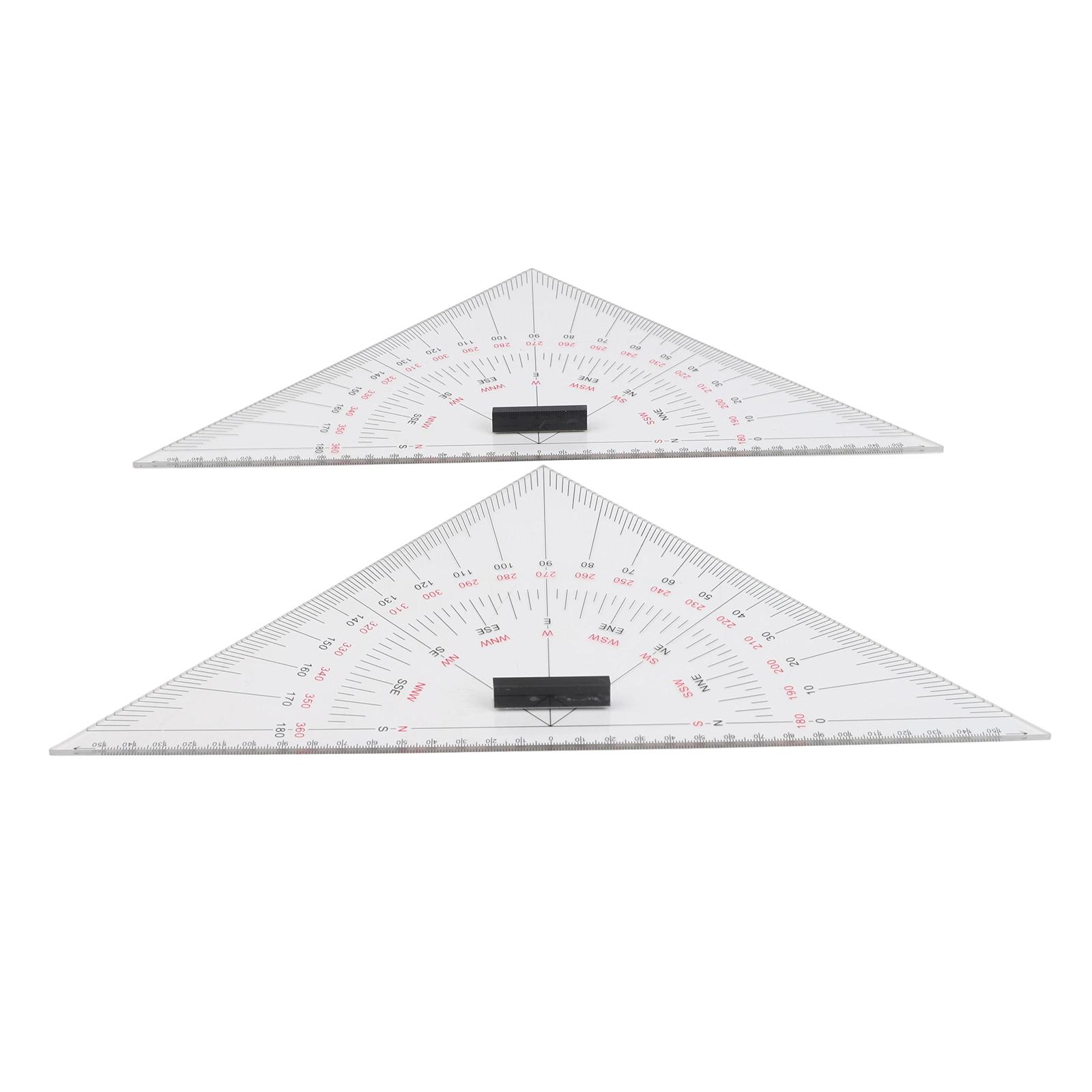 Transparent 30cm Marine Drawin - Ruler Set Transparent 评论和价格