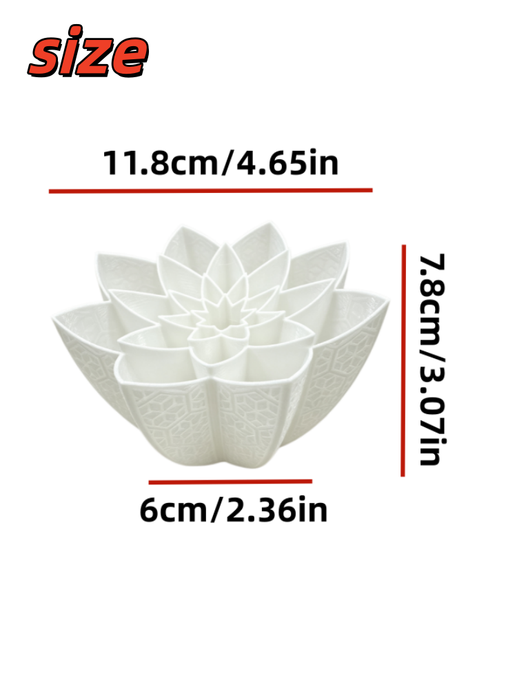 Floral Lotus Pen Holder Deskto - Stationery And Office Supply Stores 评论和价格