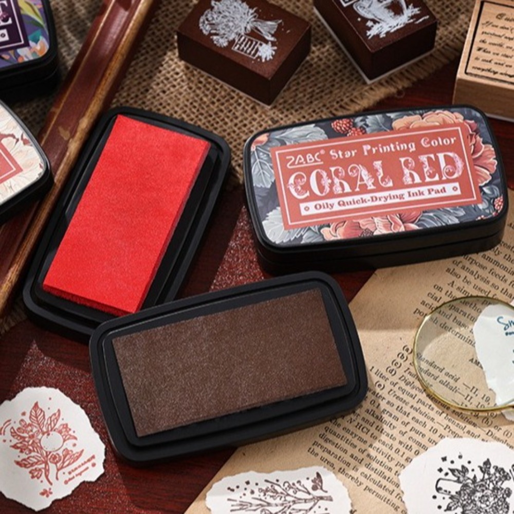 New Colorful Ink Pad Rectangul - Self Inking Stamp 评论和价格