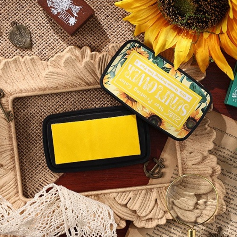 New Colorful Ink Pad Rectangul - Self Inking Stamp 评论和价格