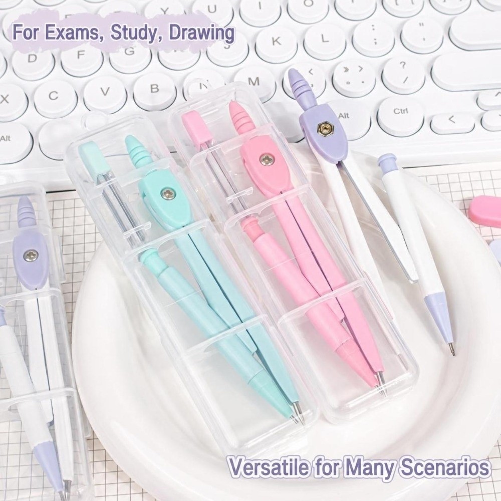 Portable Metal Drawing Compass - Compass Geometry Set 评论和价格