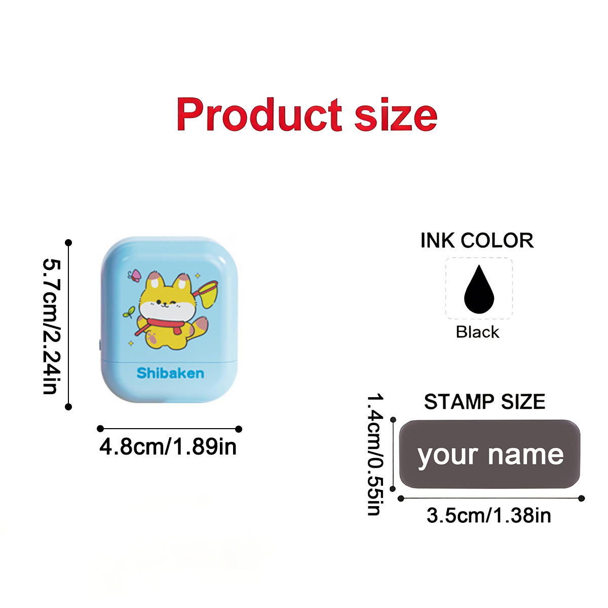 Personalized Custom Kids Name  - Self Inking Stamp 评论和价格