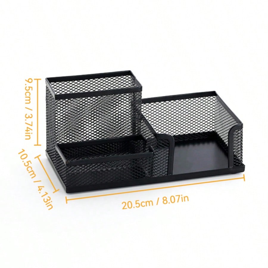 Black Metal Mesh Desktop Organ - Office Supply Office Stationery Items 评论和价格